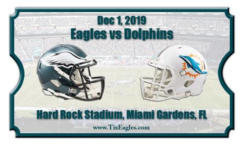 eagles vs dolphins tickets